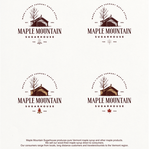 Create a logo for a Vermont Maple Syrup producer that captures this pure, natural & tasty sweetener Design by Vilogsign