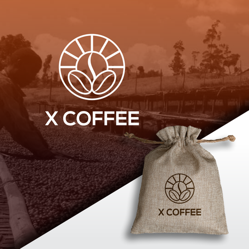 X COFFEE LOGO Diseño de c a r e t o ***