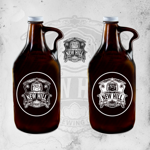 Blend sophistication with edge to create attention grabbing logo for New Hill Brewing Co. Design by DataDesign99d