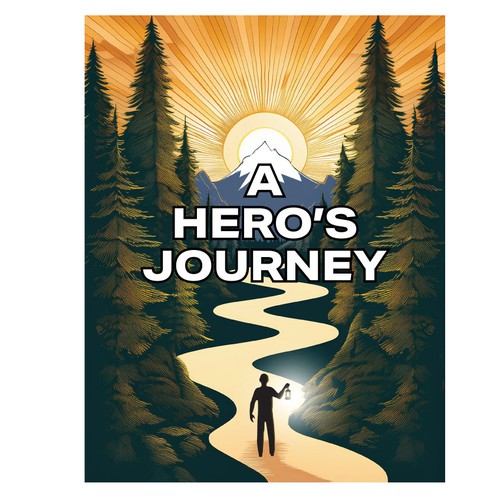 Please take this rough book cover I made and make it pop! Design by logroll