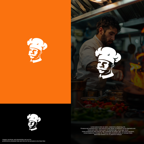 "CHEF": Food & Cooking Social Media Logo Design by emardesigns