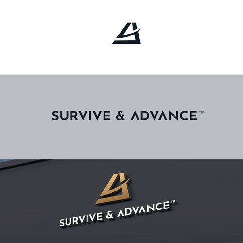 "Create a Powerful Leadership Brand for Survive & Advance™" winning Logo design