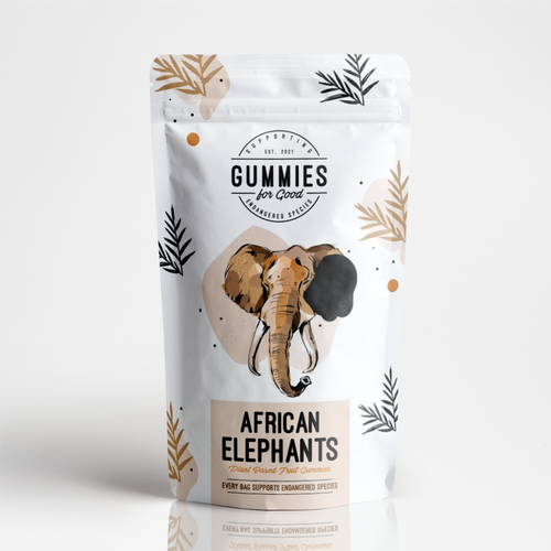 PACKAGE DESIGN: Plant Based Gummies for a Good Cause Design by Dwi_prawinsi
