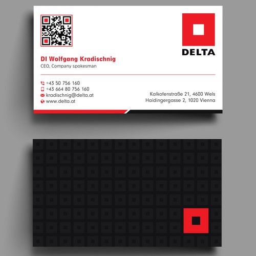 DELTA Business Card Relaunch Design by prosenjit_P