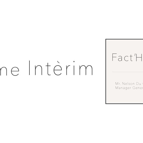 Créer un Logo Luxueux et Dynamique pour une agence d'Intérim