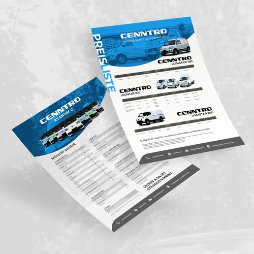 A5 Flyer for electric vehicle advertising in post and as newspaper supplement Design by lprassida