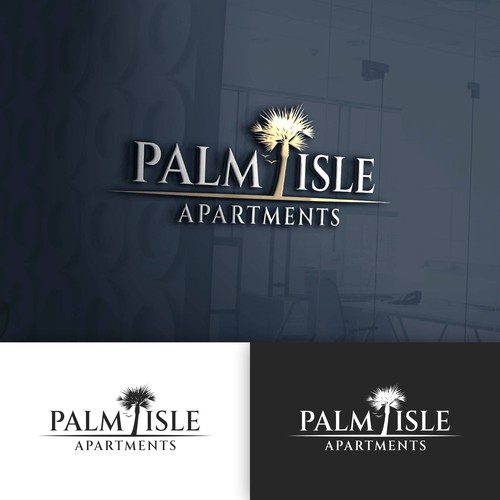 Rebrand/Redesign the logo for Palm Isle Apartments!! Design by Rav Astra