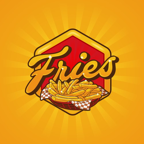 French Fries Restaurant Logo Design by Fauzi Alim