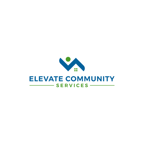 Elevate Community Services Logo Design réalisé par Rul〤