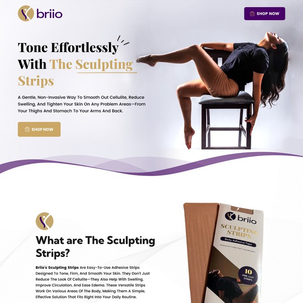 Design realizzato da Janki14 intitolato "Landing page deign for a beauty product"