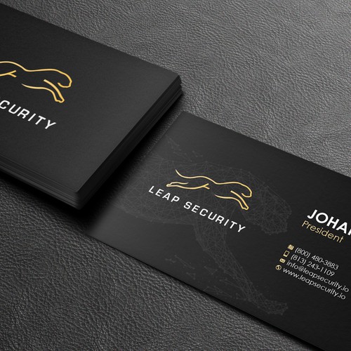 Hackers needing Minimal, Modern and Professional Business Cards....Be Creative!! デザイン by Azzedine D