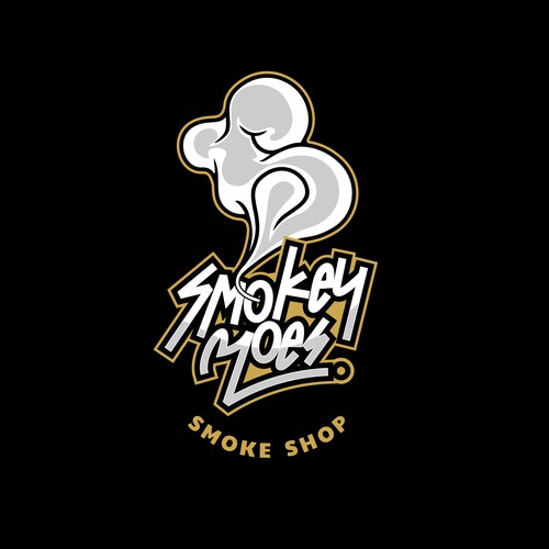 Logo Design for smoke shop Diseño de Aprian Pamungkas