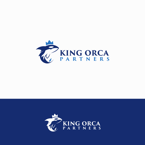 King Orca Logo Design by morfeomilano