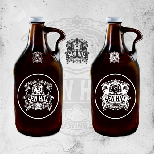 Blend sophistication with edge to create attention grabbing logo for New Hill Brewing Co. Design by DataDesign99d