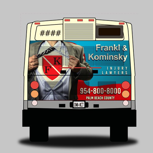 Design A Powerful Bus Wrap For A Personal Injury Law Firm Design by Konstantin Graphics