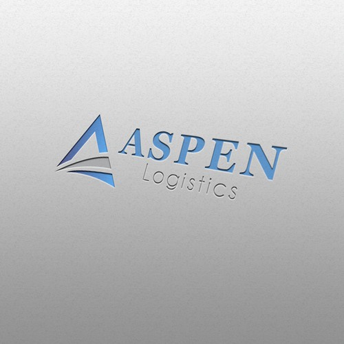 Create an iconic logo for Aspen Logistics, the industry leader in refrigerated transport solutions. Design by ZR@ ✔