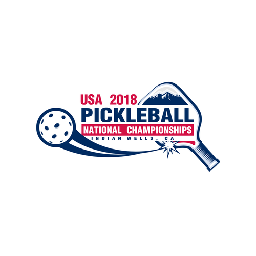 Designs USA Pickleball National Championships Event Logo Logo