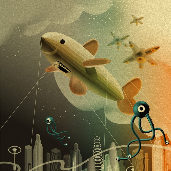 Illustration for a branding agency