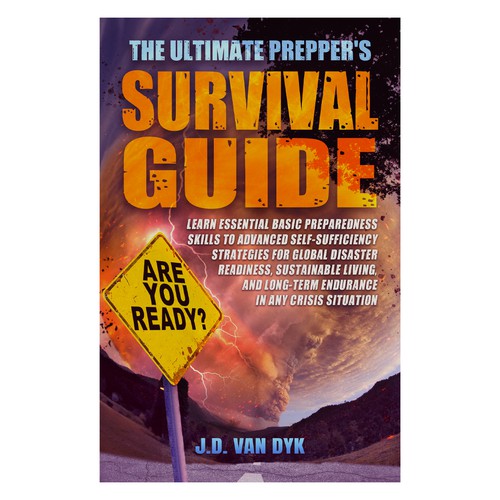 I need a powerful book cover to illustrate disasters and be ready for it Design by VincentMelo