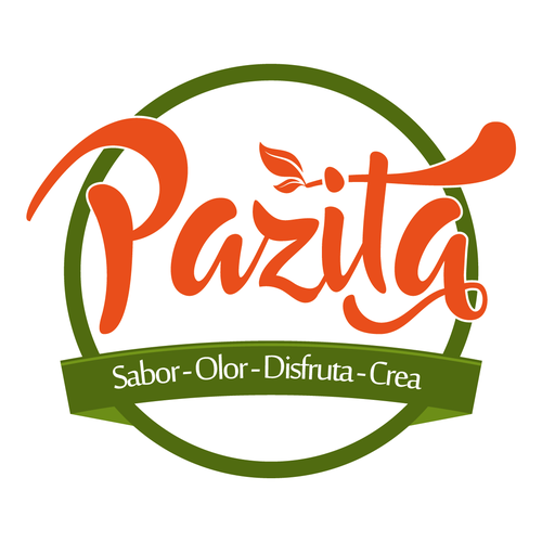 buscando un logo para Pazita, que quiere dar sabor en la cocina Design by DWOLF EG
