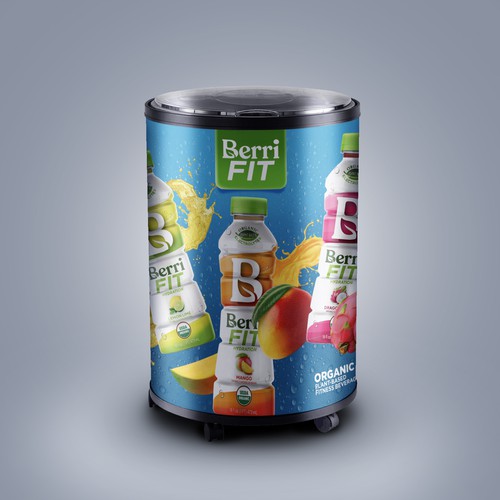 Branded Beverage Cooler Design by sougatacreative