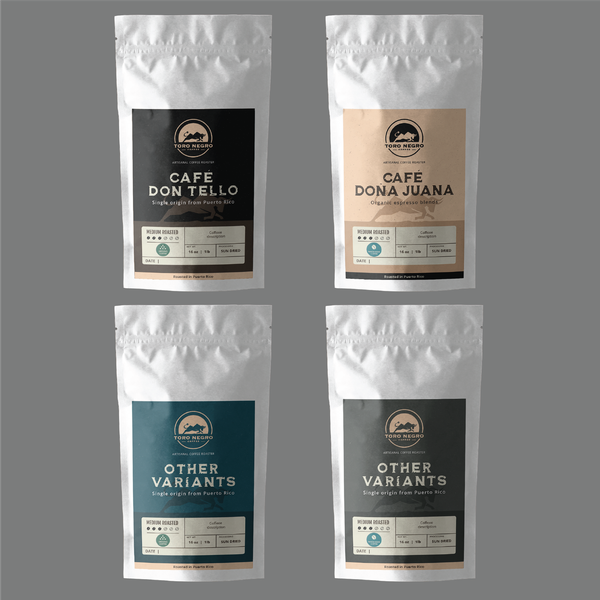 Toro Negro Coffee Label Design