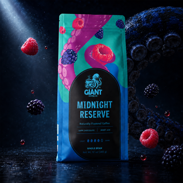 GIANT Coffee — Two Product Lines, One Packaging System