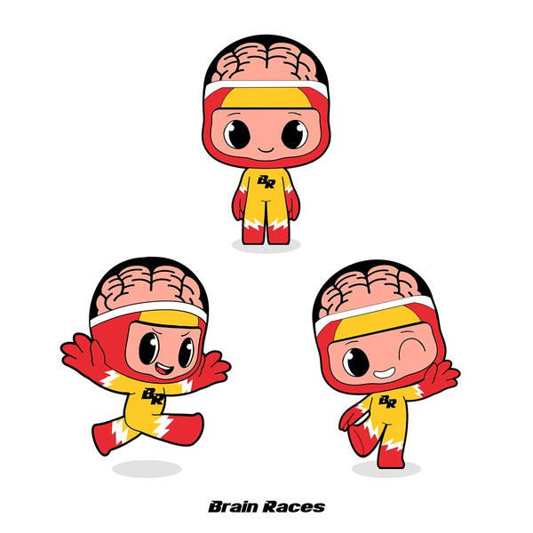 Design by alexxpro titled "Racer Mascot design"