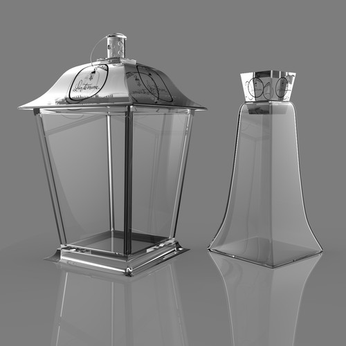 Glass Vessel Design for Candle and Diffuser Range - Up Market Design by GoranZ88