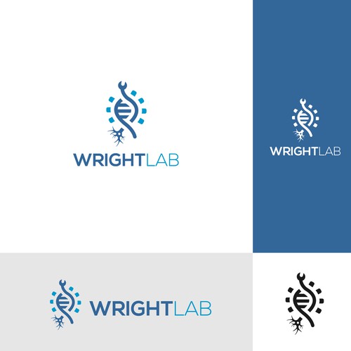 Design a logo for a research lab that uses genetics (DNA) and neuroscience to study the brain Design by OpheRocklab