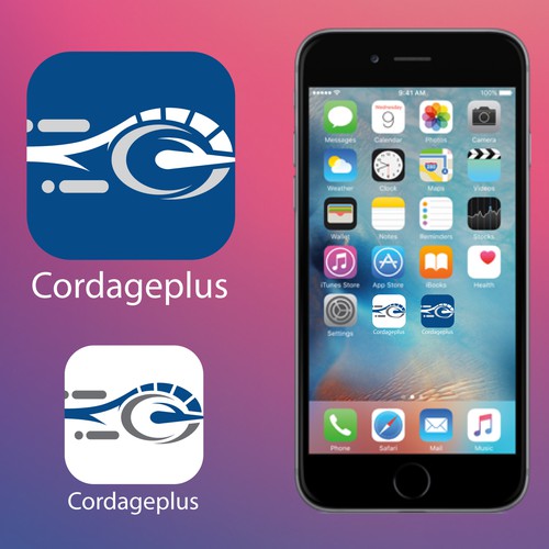 "Cordageplus révolutionne l’univers des raquettes de tennis" winning Logo & brand identity pack