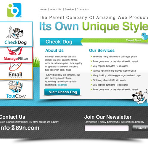 New website design wanted for 89n Design por ZokoDotMe