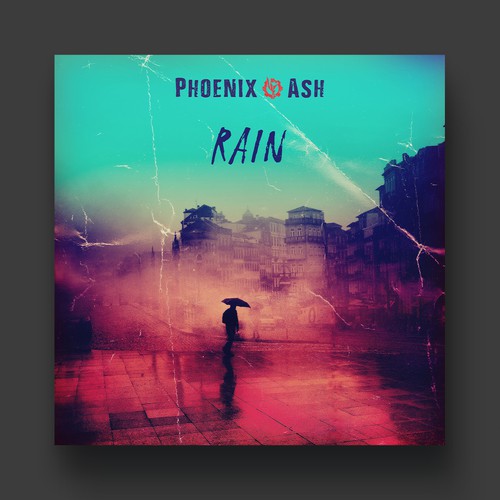 Design a cool album cover for a Japanese rock song Design by P I X 3 L