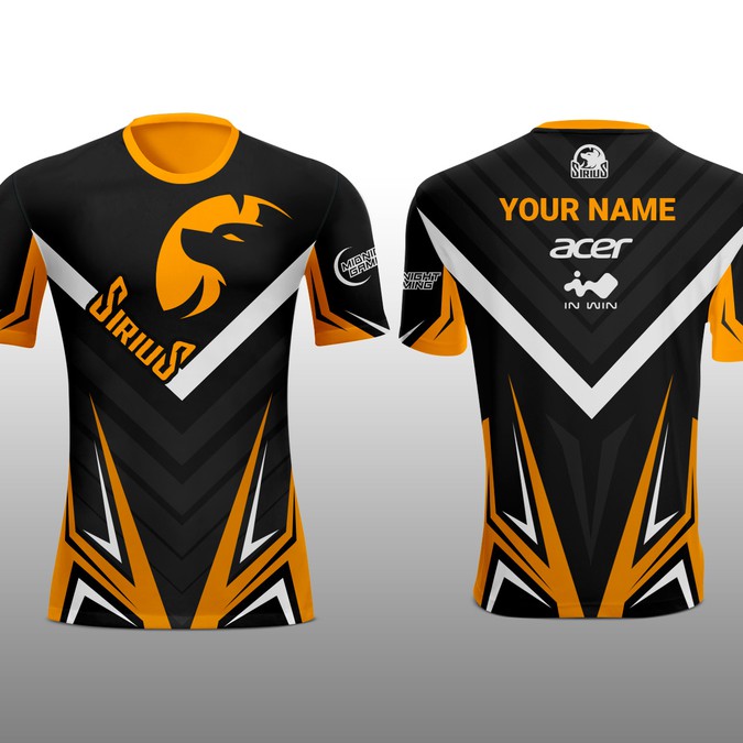 Design an eSport  Full Subliminal Jersey  Clothing or 