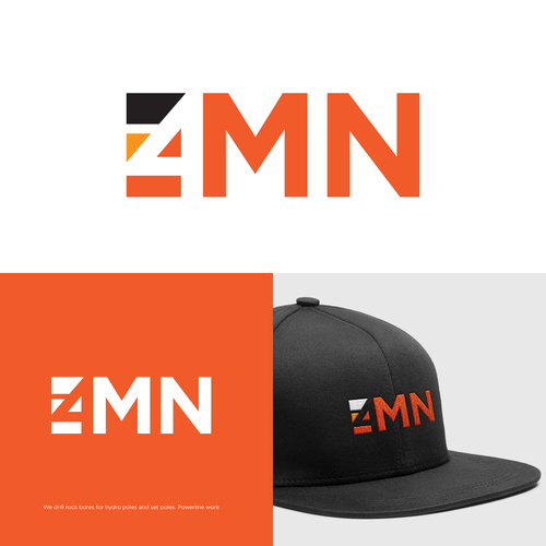 A catching simple logo to be remembered. No linesmen stuff just a simple catching 4MN Design by okydelarocha