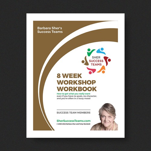 Workbook front cover for adults with big dreams - make me smile Design by Xnine