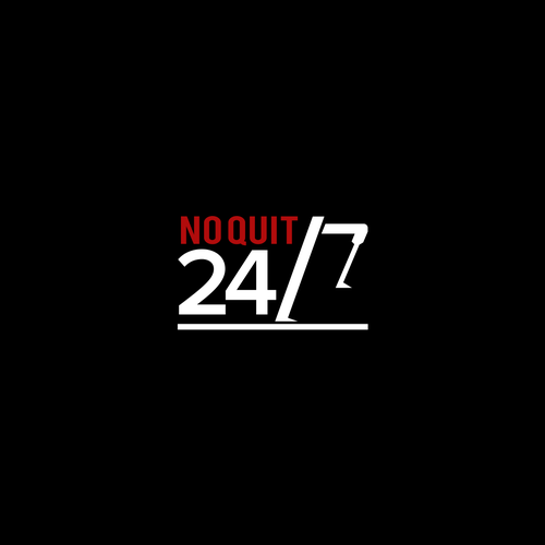 No Quit 24/7 Design by sukadarma