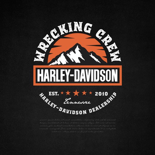 Wrecking Crew Harley-Davidson (New Dealership!!) Design by Sebastiano"