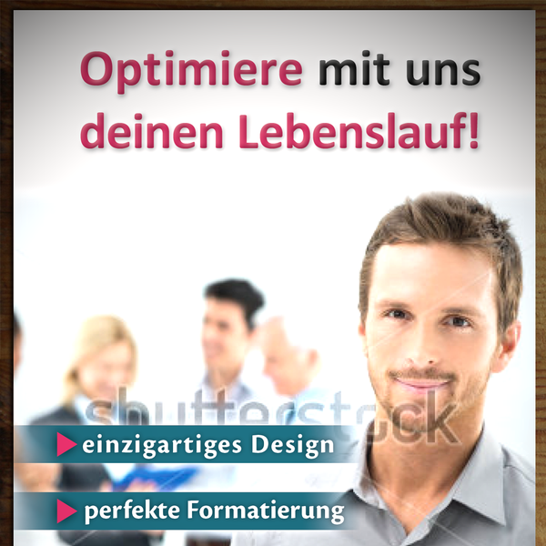 Design by bisulcis titled "Flyer für Dein-Lebenslauf.com"