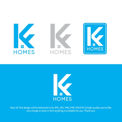 NEED A LOGO FOR HOME BUILDING COMPANY Design by abed assil