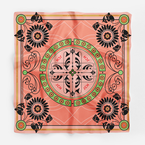 Pattern for silk scarf-ontwerp door San Ois