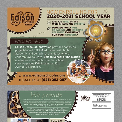 Postcard, flyer or print contest entry by Logicainfo ♥