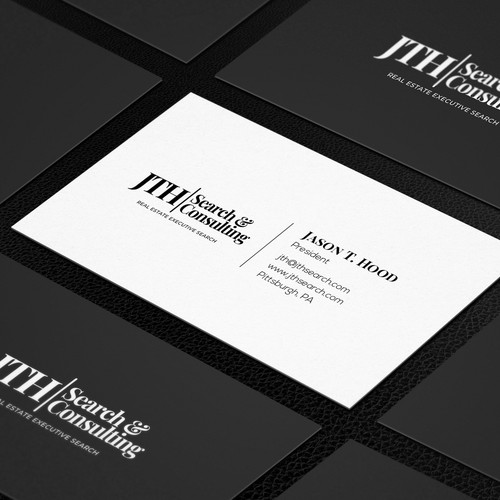 Business Card Design for Executive Search Firm Design by CilioLab✦