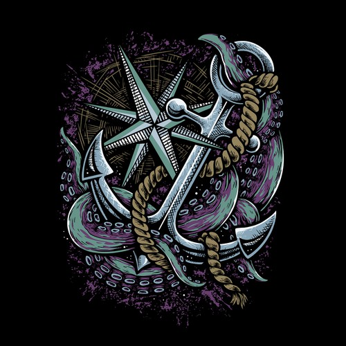 Nautical Tee Shirt Concept Design by Heartless