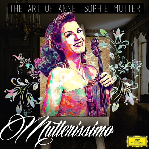 Illustrate the cover for Anne Sophie Mutter’s new album Diseño de alejandro alcorta