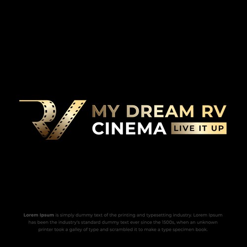 RV COMPANY EXPANDS INTO MOVIES AND PRODUCTION . NEED TO BLEND TO EXISTING LOGO Design by CreativeJAC