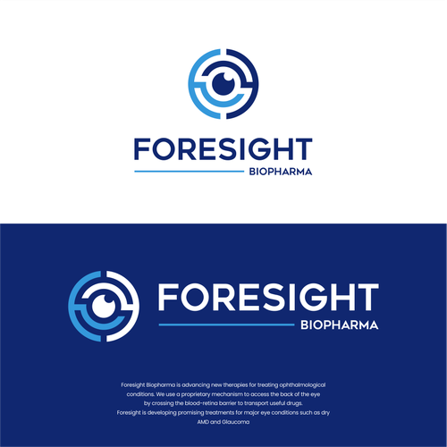 Biotechnology Company Logo Project: Foresight Biopharma Design by Oliver™