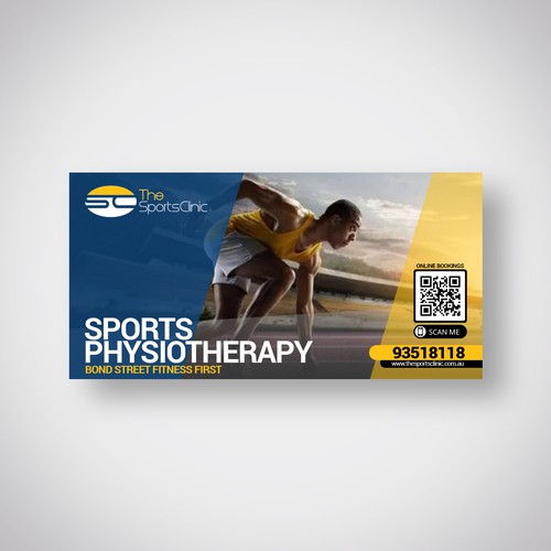 The Sports Clinic Physiotherapy starting in a new gym facility Design by Stanojevic