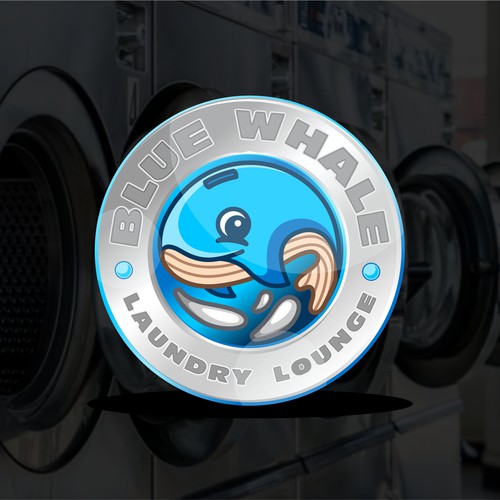 Unleash Your Creativity, Logo Design for "Blue Whale Laundry Lounge" Design by rocketstudio