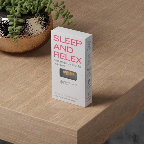 Premium In-Ear Hearing Protection Packaging Design for German and Europe Market Design by Farooqk.